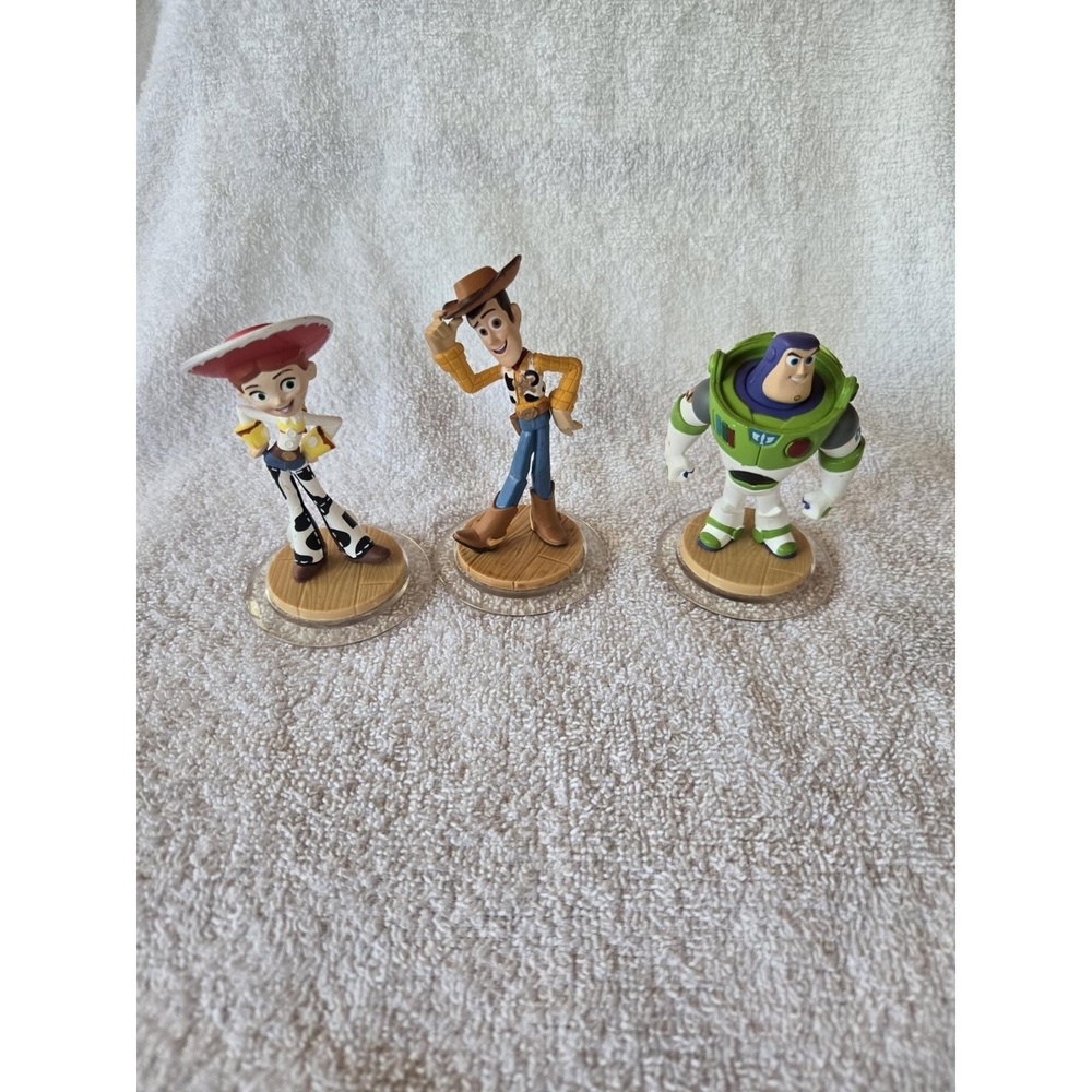 Disney Infinity Toy Story Playset Lot of 3- Buzz Woody Jessie  Figures